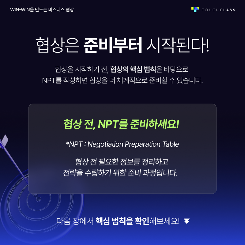 Win-Win을 만드는 비즈니스 협상