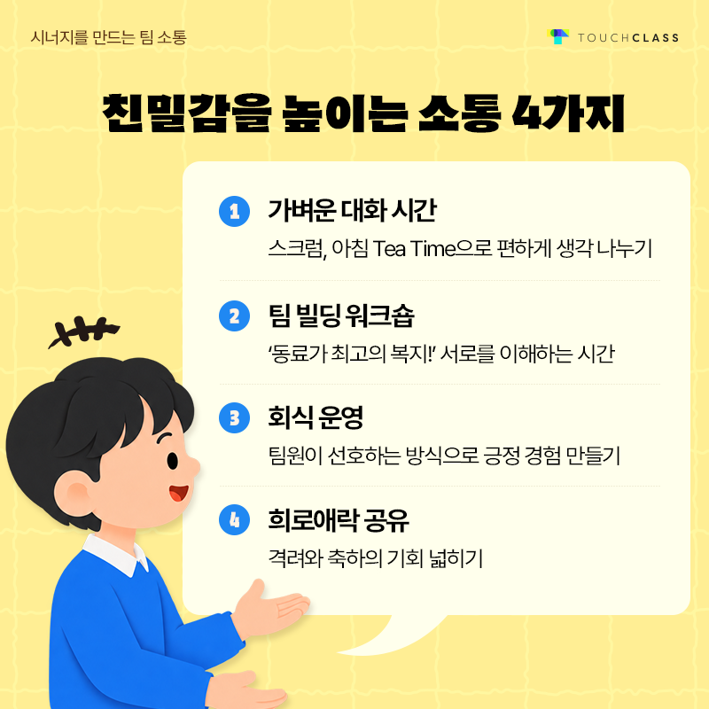 시너지를 만드는 팀 소통